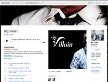 Tablet Screenshot of bigvillain.bandcamp.com