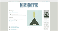 Desktop Screenshot of missodette.bandcamp.com