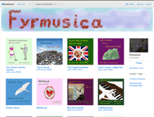 Tablet Screenshot of fyrmusica.bandcamp.com