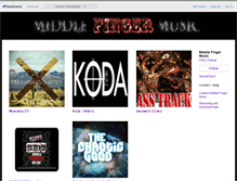Tablet Screenshot of middlefingermusic.bandcamp.com