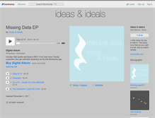 Tablet Screenshot of ideasandideals.bandcamp.com