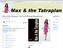 Tablet Screenshot of maxthetatraplan.bandcamp.com