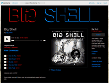 Tablet Screenshot of bigshell.bandcamp.com