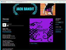 Tablet Screenshot of jackbandit.bandcamp.com