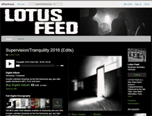 Tablet Screenshot of lotusfeed.bandcamp.com