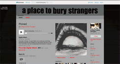 Desktop Screenshot of aplacetoburystrangers.bandcamp.com