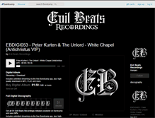 Tablet Screenshot of evilbeatsrecordings.bandcamp.com