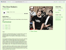 Tablet Screenshot of greenskies.bandcamp.com
