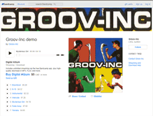 Tablet Screenshot of groov-inc.bandcamp.com