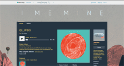 Desktop Screenshot of imemine.bandcamp.com