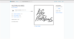 Desktop Screenshot of lifeproblems.bandcamp.com