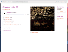 Tablet Screenshot of empresshotel.bandcamp.com