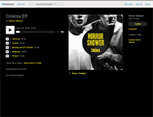 Tablet Screenshot of horrorshower.bandcamp.com