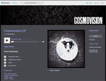 Tablet Screenshot of cosmovision.bandcamp.com