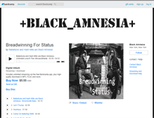Tablet Screenshot of blackamnesia.bandcamp.com