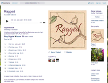 Tablet Screenshot of clairesalcedo.bandcamp.com