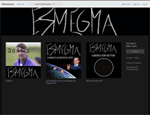 Tablet Screenshot of esmegma.bandcamp.com
