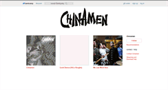 Desktop Screenshot of chinamen.bandcamp.com