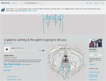 Tablet Screenshot of komondor.bandcamp.com