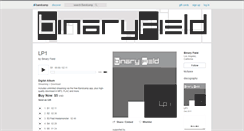 Desktop Screenshot of binaryfield.bandcamp.com