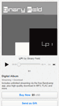 Mobile Screenshot of binaryfield.bandcamp.com