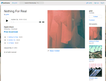 Tablet Screenshot of glisk.bandcamp.com
