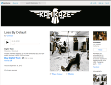 Tablet Screenshot of kamikazela.bandcamp.com