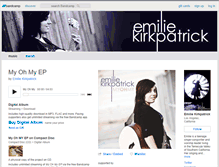 Tablet Screenshot of emilie.bandcamp.com