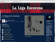 Tablet Screenshot of laligaescocesa.bandcamp.com