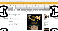 Desktop Screenshot of kthomas.bandcamp.com