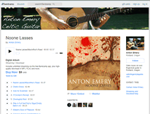 Tablet Screenshot of antonemery.bandcamp.com