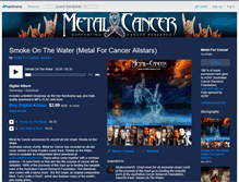 Tablet Screenshot of metalforcancer.bandcamp.com