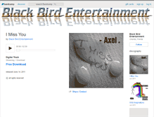 Tablet Screenshot of blackbirdentertainment.bandcamp.com