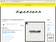 Tablet Screenshot of eyeflash.bandcamp.com