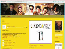 Tablet Screenshot of catacombz.bandcamp.com