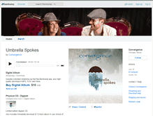 Tablet Screenshot of convergenceband.bandcamp.com