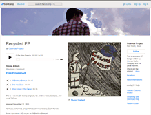 Tablet Screenshot of cosmosproject.bandcamp.com