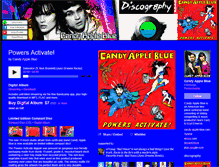 Tablet Screenshot of candyappleblue.bandcamp.com