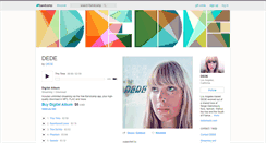 Desktop Screenshot of dedemusic.bandcamp.com