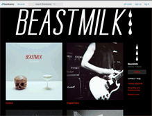 Tablet Screenshot of beastmilk.bandcamp.com