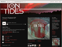 Tablet Screenshot of iontides.bandcamp.com