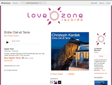 Tablet Screenshot of lovezonerecords.bandcamp.com