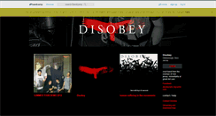 Desktop Screenshot of disobey.bandcamp.com