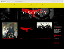 Tablet Screenshot of disobey.bandcamp.com