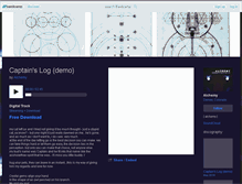 Tablet Screenshot of alchemyborn.bandcamp.com