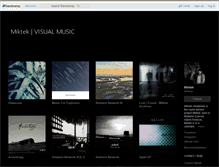 Tablet Screenshot of miktek.bandcamp.com