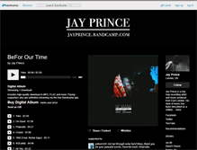 Tablet Screenshot of jayprince.bandcamp.com