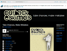 Tablet Screenshot of outbackeskimos.bandcamp.com