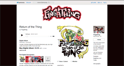 Desktop Screenshot of fingathing.bandcamp.com