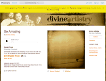 Tablet Screenshot of divineartistry.bandcamp.com